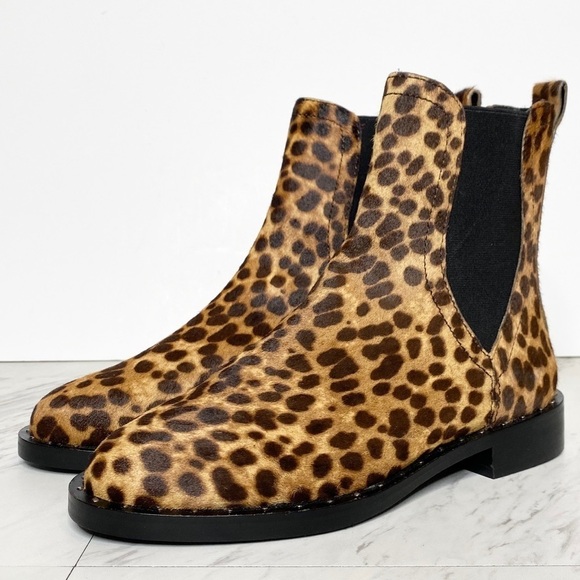 New! Rebecca Minkoff Sabeen Too Leopard Bootie 6M - Picture 1 of 13